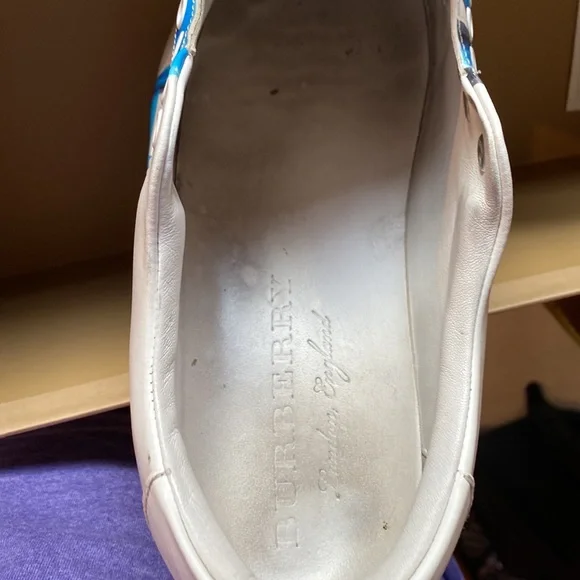 Burberry Graffiti Sneakers EUC! W original BOX! EU 41-US Mens SIZE 8 - Picture 8 of 17